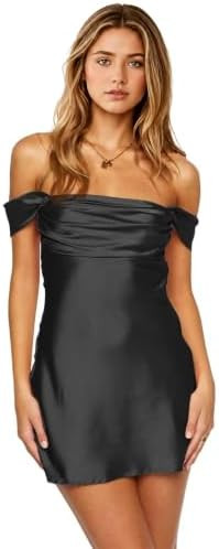 Homecoming Dresses for Teens Short Tight Off Shoulder Petite Formal Graduation Cocktail Dresses | Amazon (US)