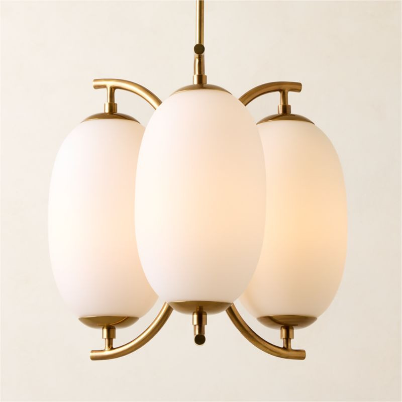 Ovate Glass Pendant Light 17.7" | CB2