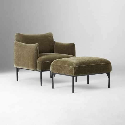 Penn Chair & Ottoman Set | West Elm (US)