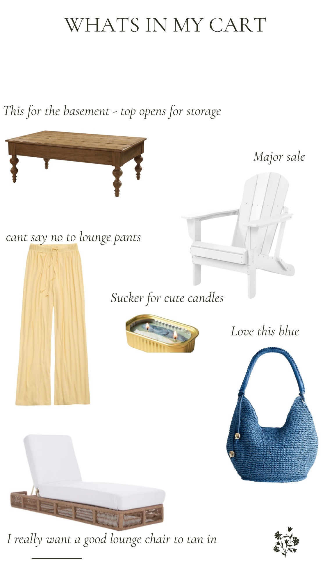 What’s in my cart 

#LTKsummer #LTKcasa #LTKsale