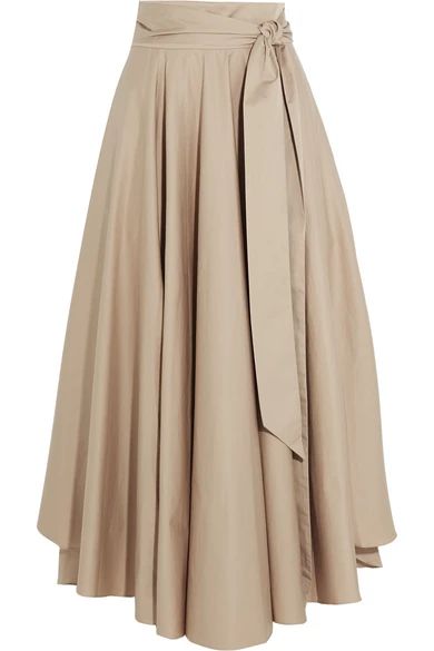 Obi cotton-crepe maxi skirt | NET-A-PORTER (US)
