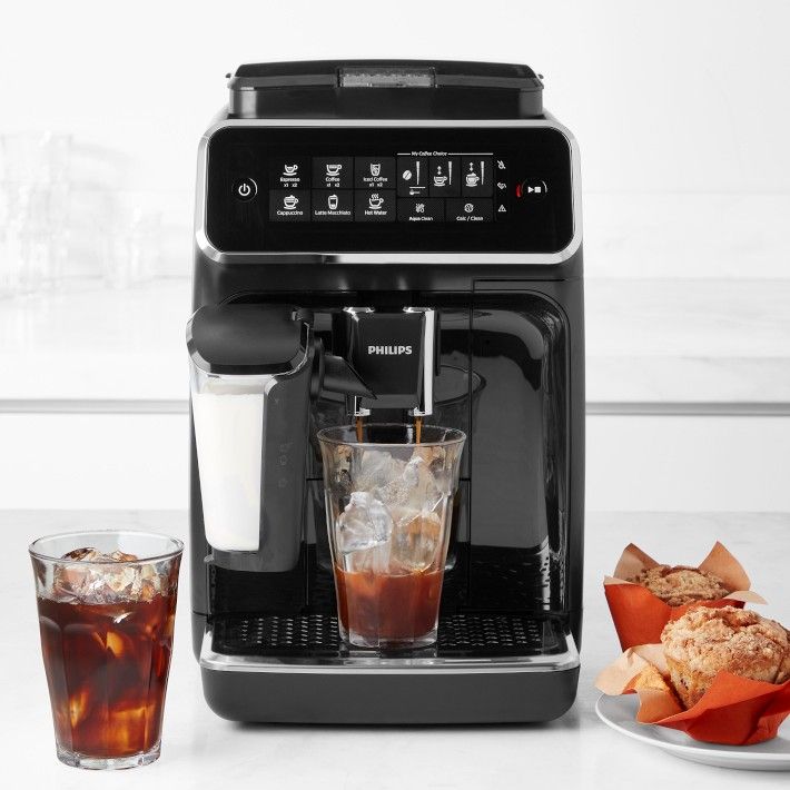 Philips 3200 Series Fully Automatic Espresso Machine with LatteGo & Iced Coffee | Williams-Sonoma