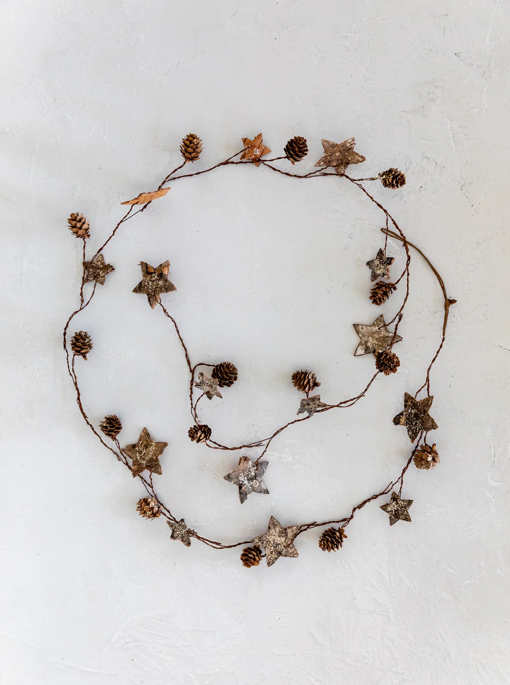 Birch Star & Pinecone Garland | House of Jade Home