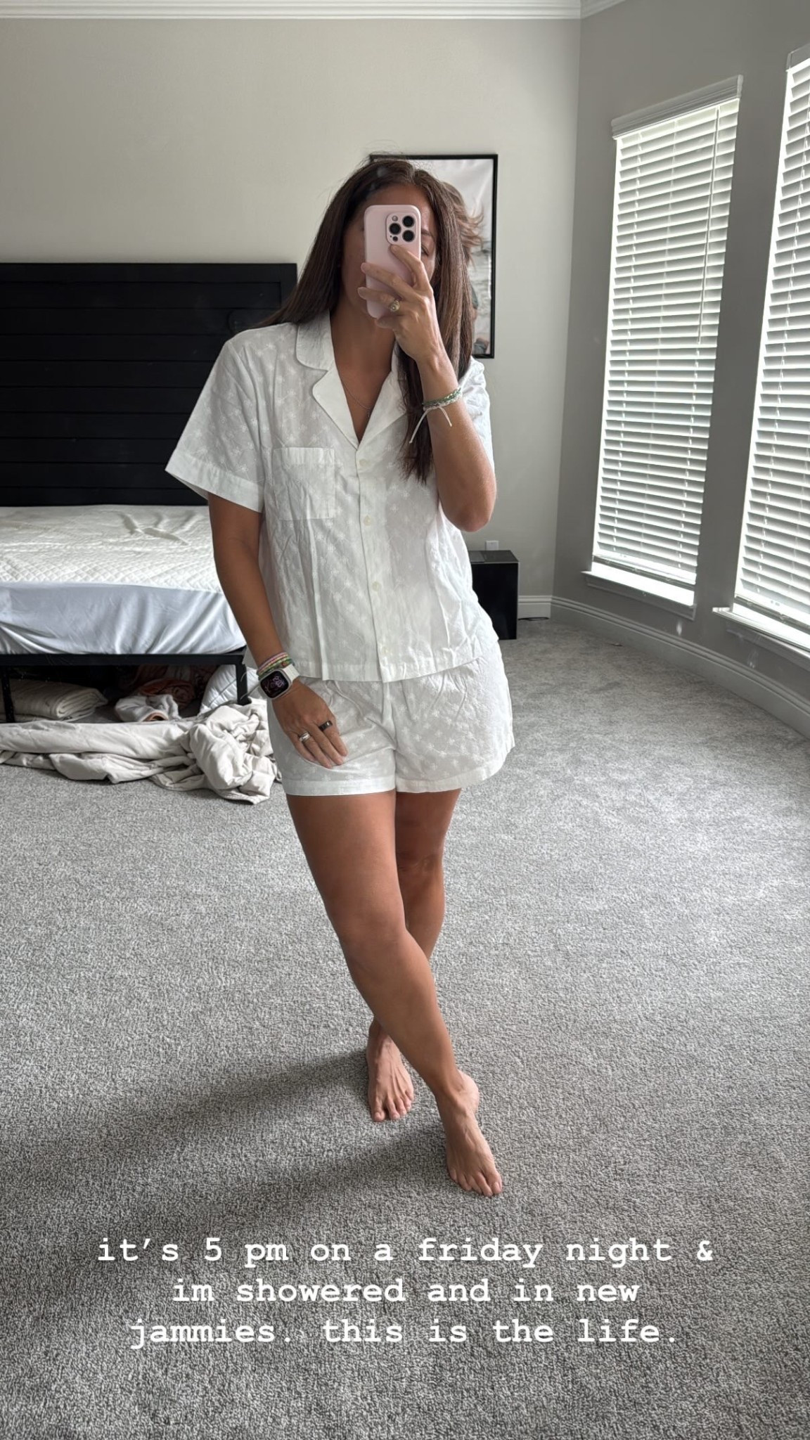 100% cotton, no see through, comfy and flattering pjs ✨