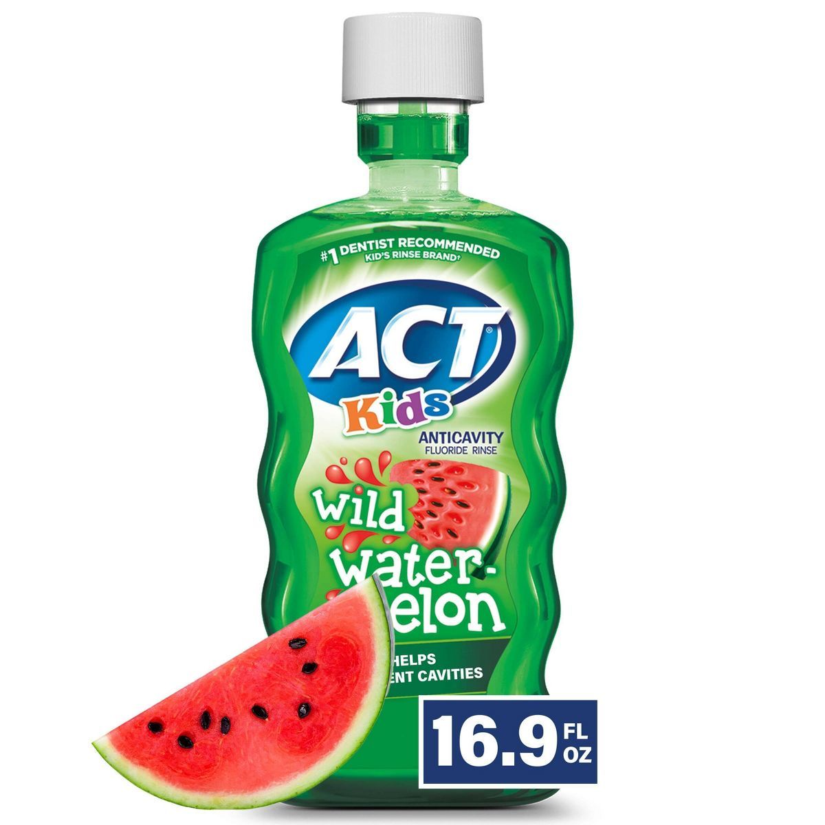 ACT Kids' Wild Watermelon Anticavity Fluoride Rinse - 16.9 fl oz | Target