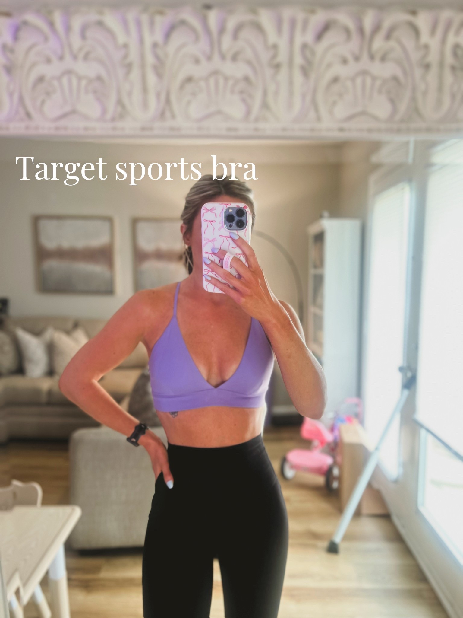 My current FAV sports bra! Wearing a size small fits TTS. 
Not a ton of support (I am very small chested though) 🫠

#LTKActive #LTKSummerEdit #LTKFindsUnder50