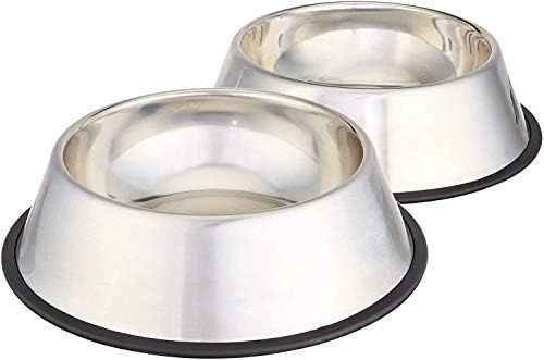 Amazon Basics Stainless Steel Dog Bowl | Amazon (US)