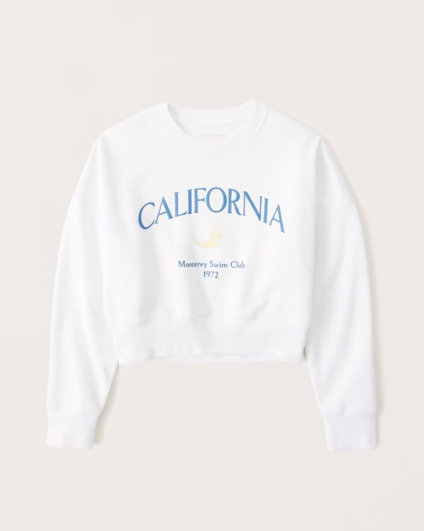 Vintage Wedge Graphic Crew Sweatshirt | Abercrombie & Fitch (US)