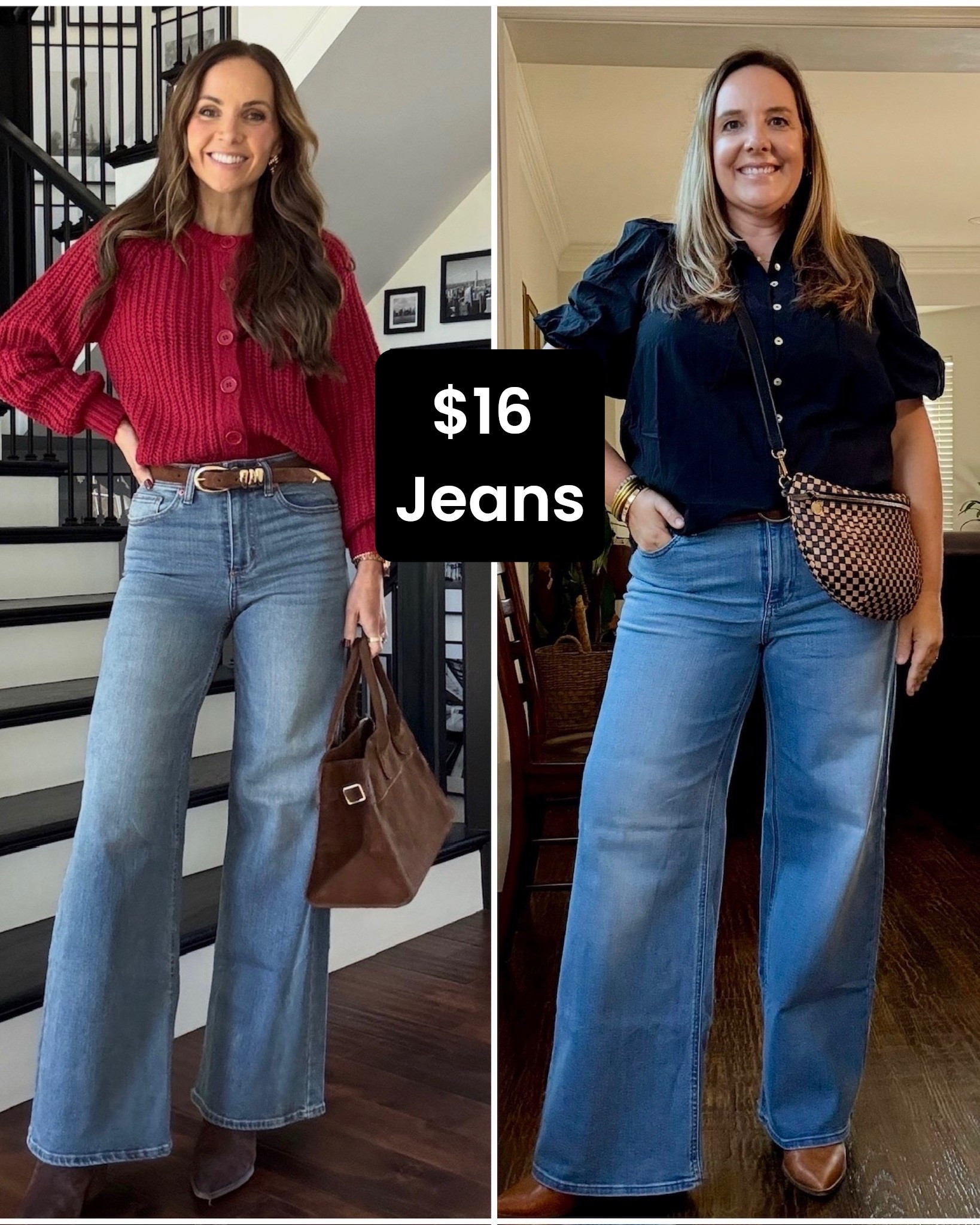 Kristy and I both love these @target jeans and they are on sale this week! I sized up one and Kristy went TTS! 

#LTKFindsUnder50 #LTKSaleAlert #LTKCyberWeek