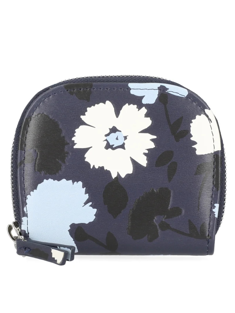Time and Tru Women's Becca Zip Around Wallet, Floral Graphic | Walmart (US)