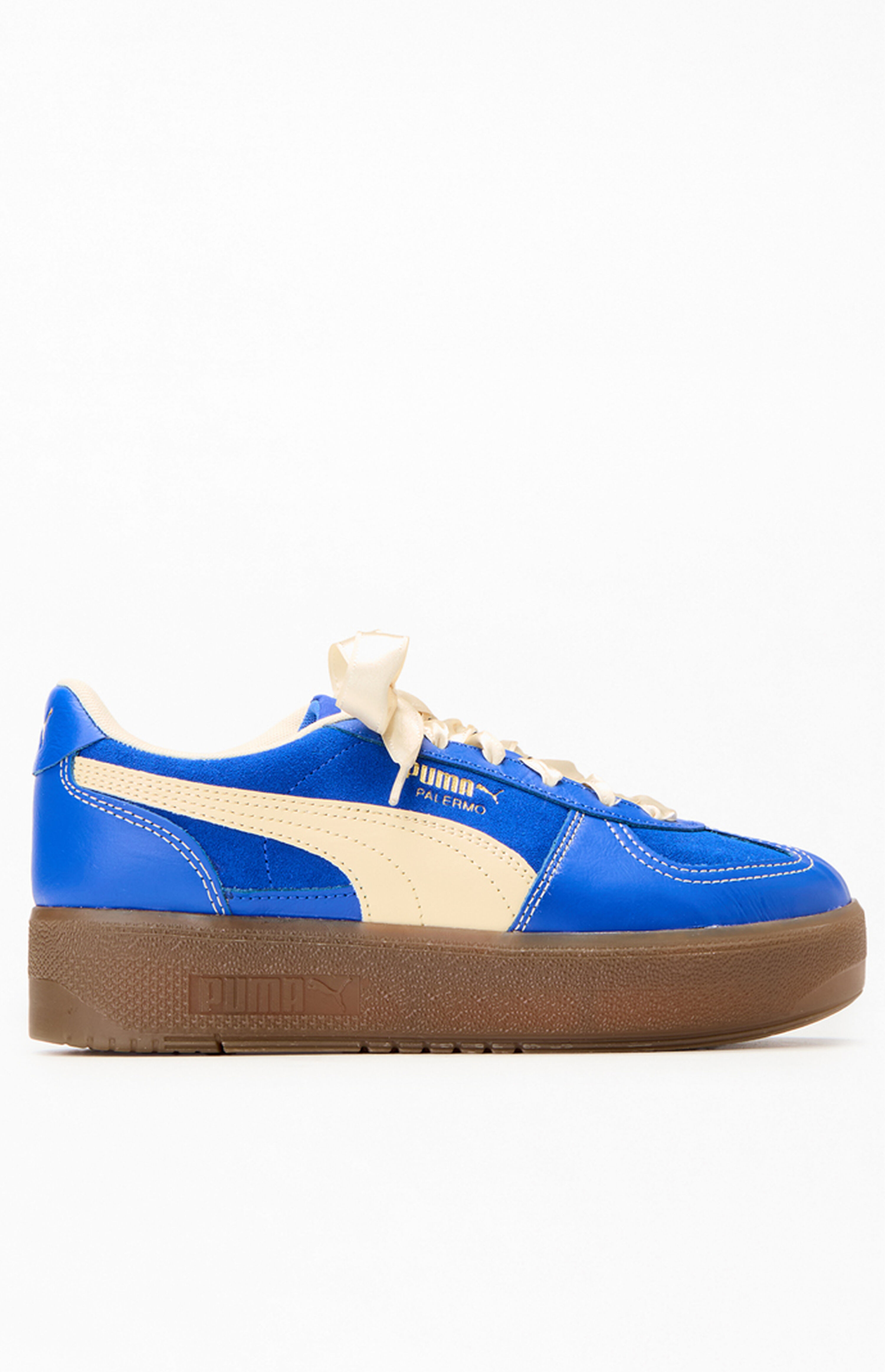 Puma Women's Blue Palermo Elevata Sneakers | PacSun