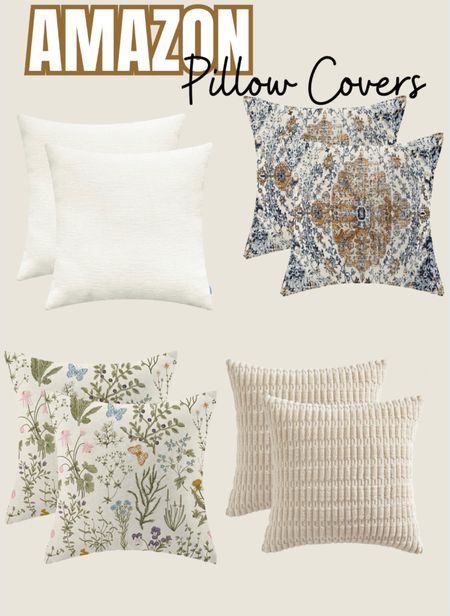 Amazon pillow covers. Amazon pillow 20x20 covers. Amazon. Pillows. Pillow covers. Home decor. Amazon home decor  

#LTKunder50 #LTKhome