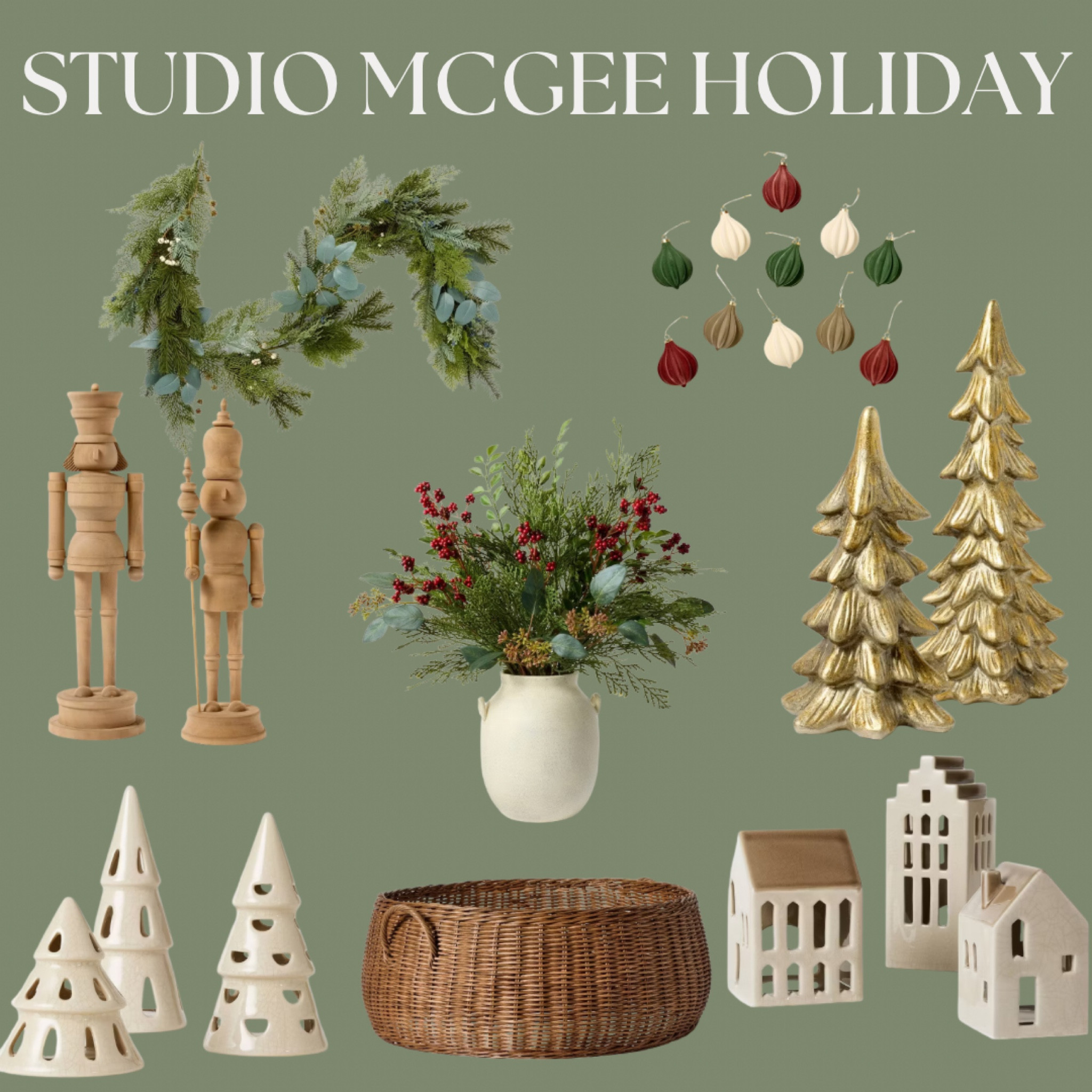 Studio McGee X Target holiday collection 

#LTKHome #LTKSeasonal