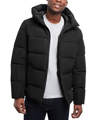 Michael Kors Men's Quilted Hooded Puffer Jacket  - Macy's | Macy's