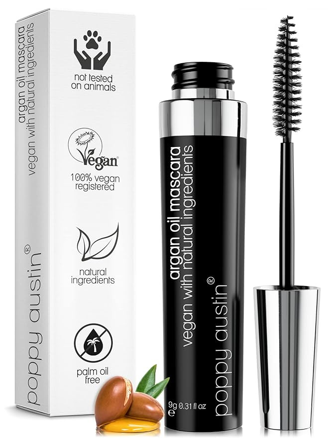 Poppy Austin Mascara 9g - Lash Mascara - 100% Organic Mascara, Paraben-Free, Vegan, Cruelty-Free ... | Amazon (US)