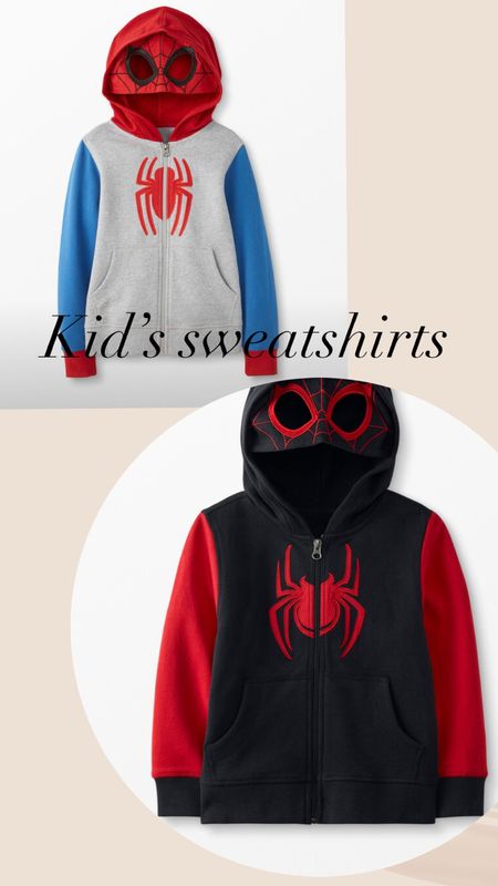 Kids Spider-Man sweatshirts 

#LTKkids #LTKSeasonal #LTKHoliday