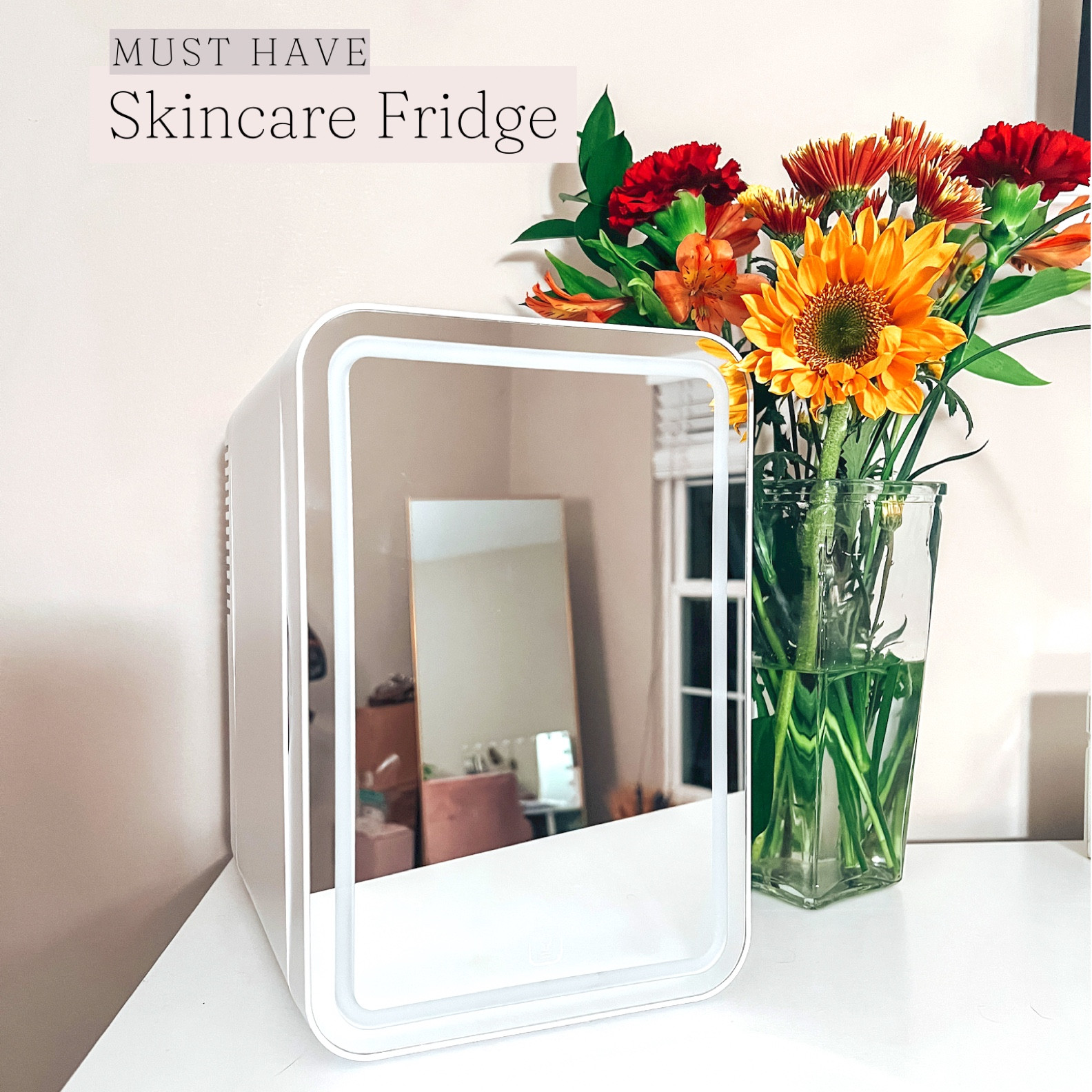 This skincare fridge doubles as a illuminating makeup mirror 

#LTKbeauty #LTKGiftGuide #LTKhome