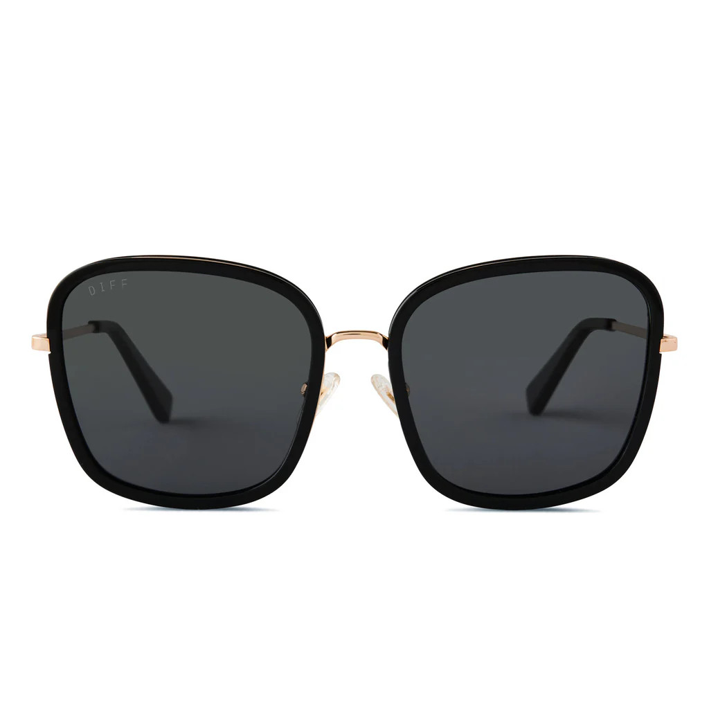 GENEVIVE - GOLD + GREY SUNGLASSES | DIFF Eyewear