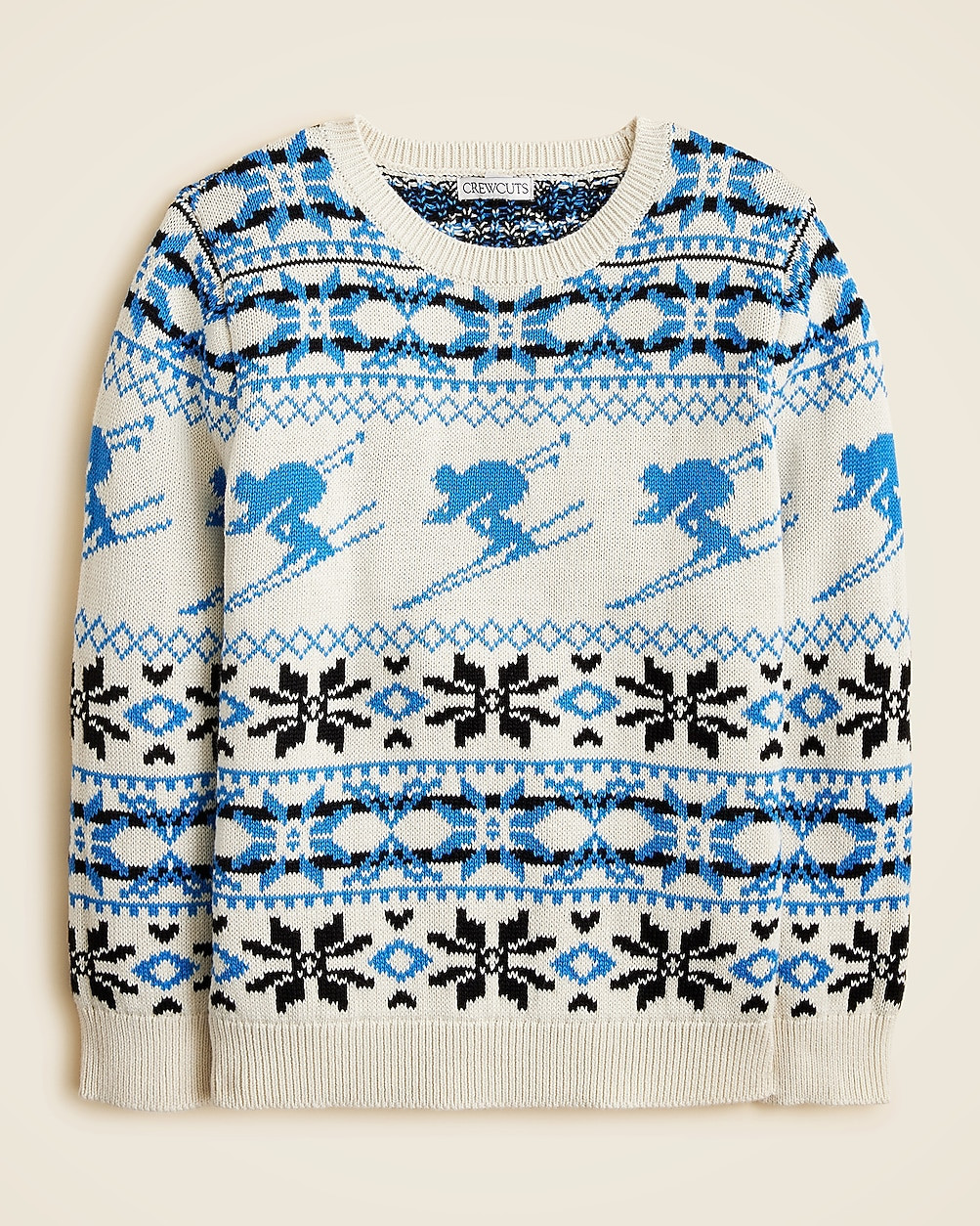 Kids' ski Fair Isle sweater in cotton | J. Crew US