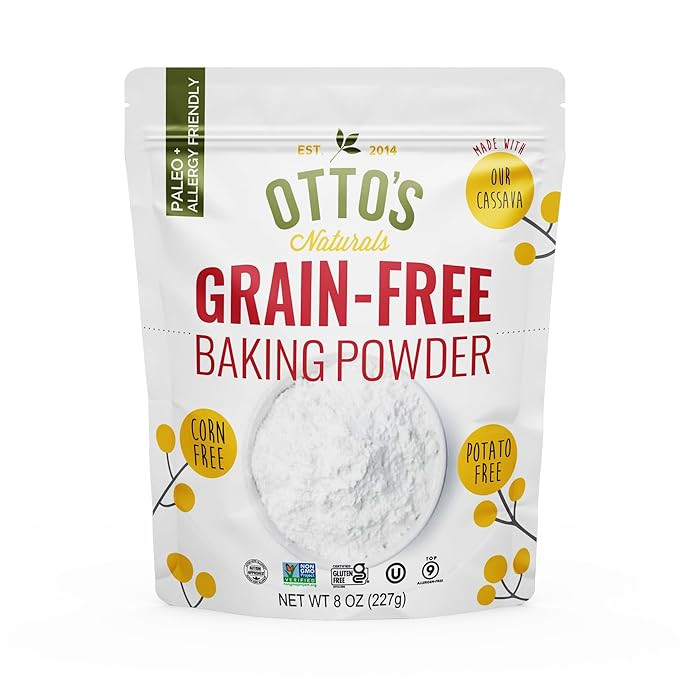 Otto's Naturals Grain-Free Baking Powder, Non-GMO, Corn-Free, Nightshade-Free (Potato-Free), Doub... | Amazon (US)