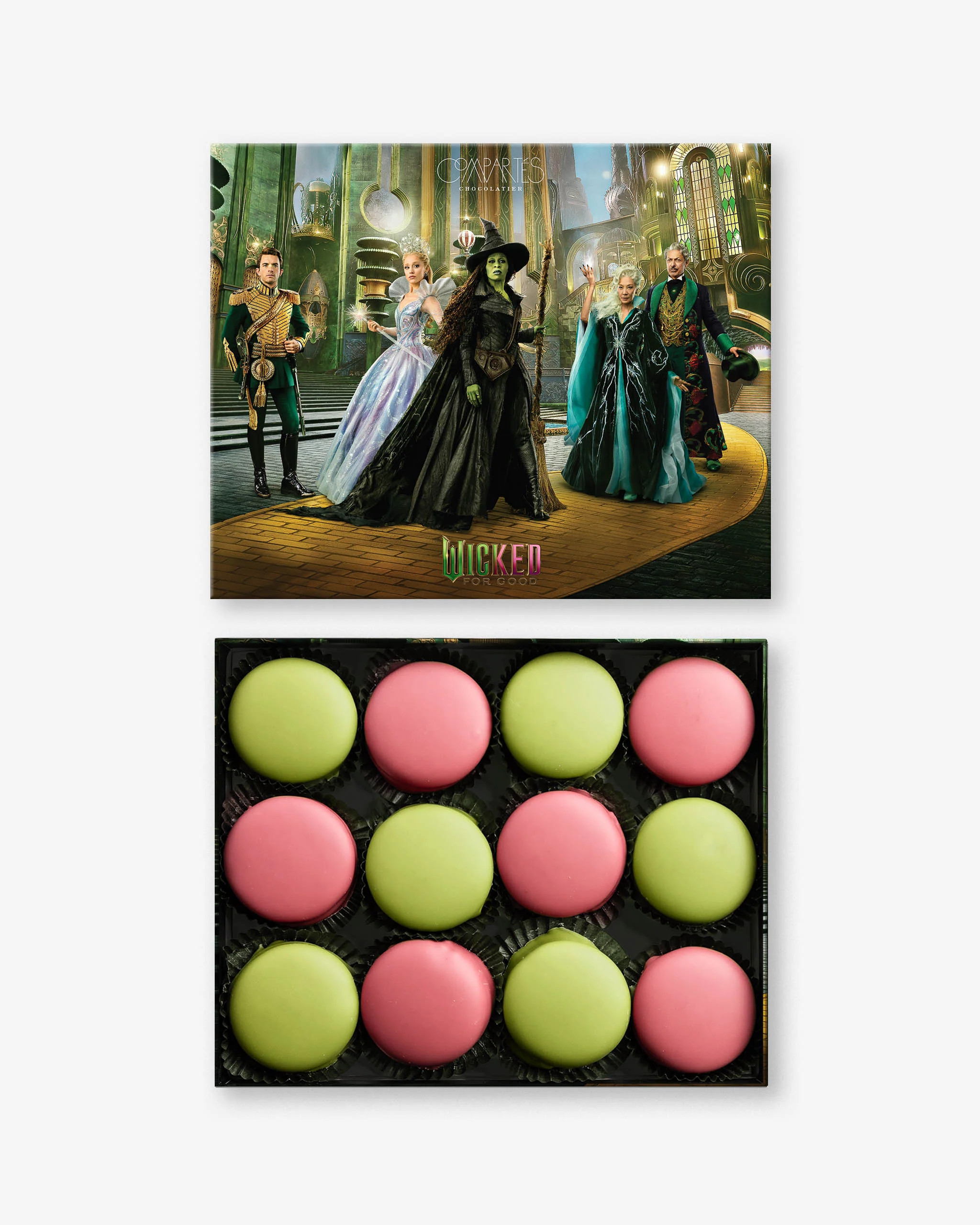 Wicked: For Good Movie Chocolate Covered Cookies Gift Box | Compartés