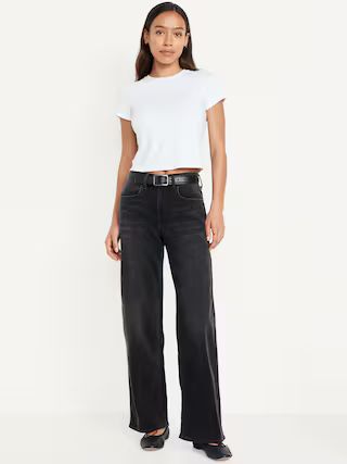 High-Waisted Wow Wide-Leg Jeans | Old Navy (US)