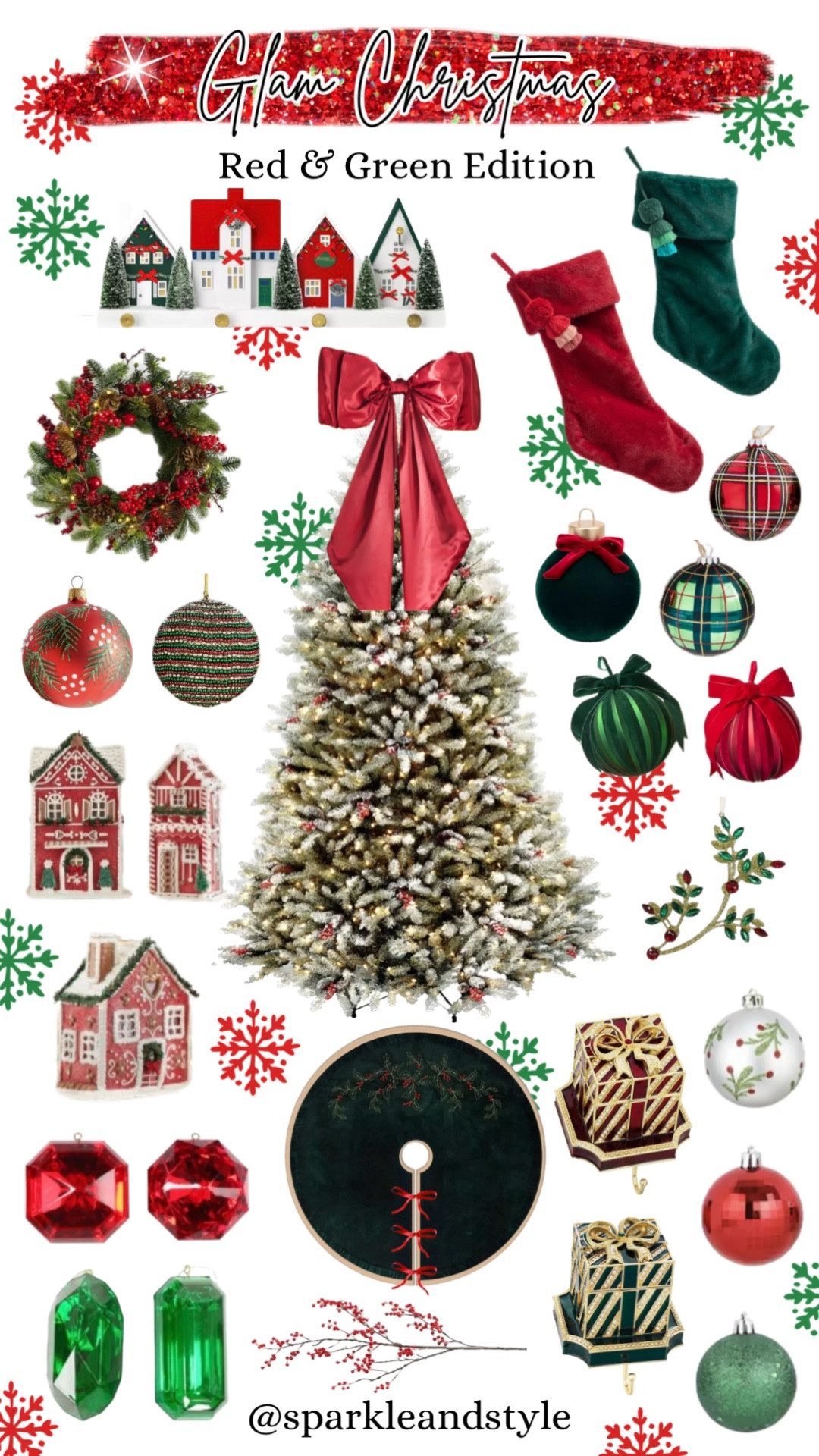 Glam Christmas: Red & Green ❤️💚

Christmas decor, Christmas tree, Christmas ornaments, Christmas ribbon, Christmas tree skirt, christmas stocking, Christmas wreath, Christmas tree topper, Christmas stocking holder, home interior, home decor, home accessories, home decoration, glam Christmas decor, girly girl Christmas, Luxe Christmas, elegant Christmas, classy Christmas, Christmas tree decorations, Christmas decorations, Ralph Lauren Christmas

#LTKHome #LTKHoliday #LTKSeasonal