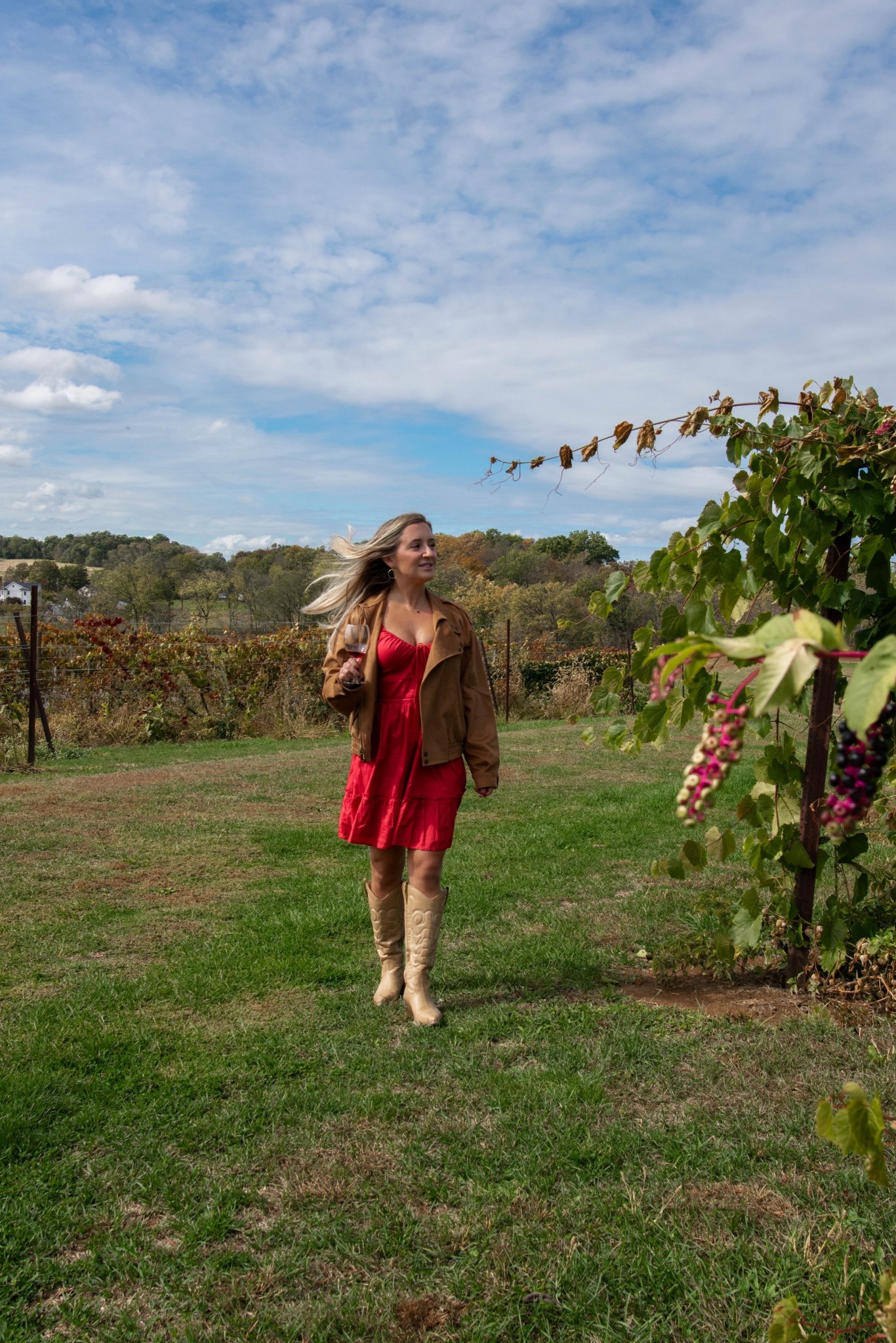 A fall outfit for a day at the winery! (Bomber jacket is an xxs and dress is a medium.)

#LTKPetite #LTKTravel #LTKSeasonal