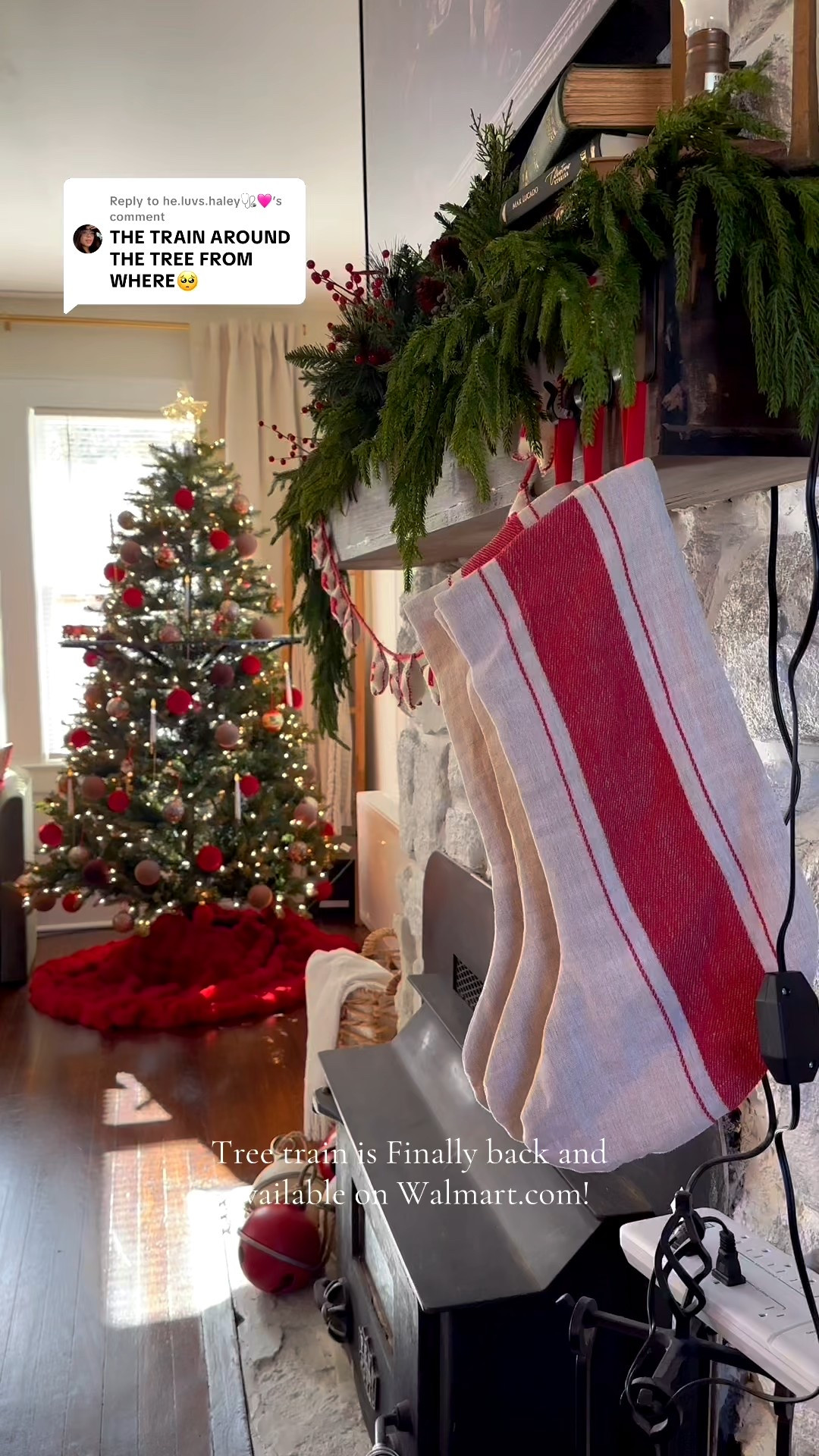 My viral Christmas tree train set is now available!! Runn! 

#LTKSeasonal #LTKHome #LTKFindsUnder50