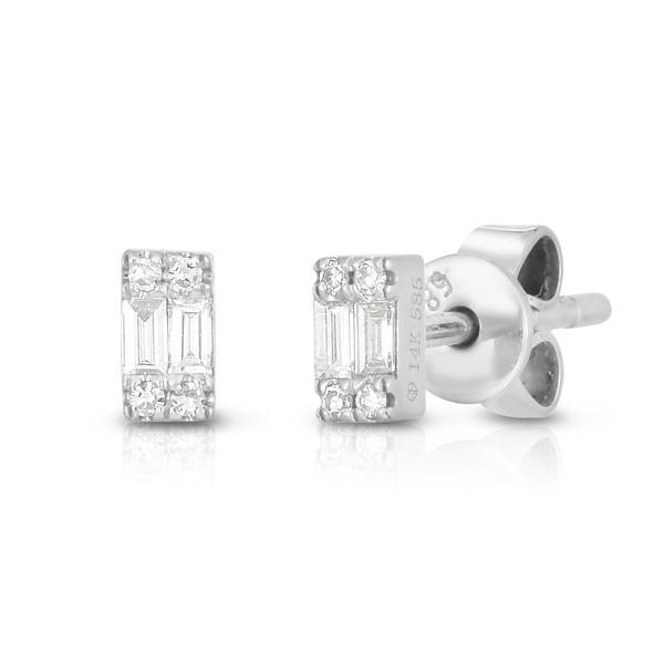 Mini Emerald Illusion Studs | Ring Concierge