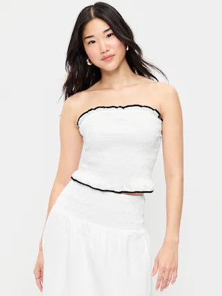 Smocked Bodice Tube Top | Old Navy (US)