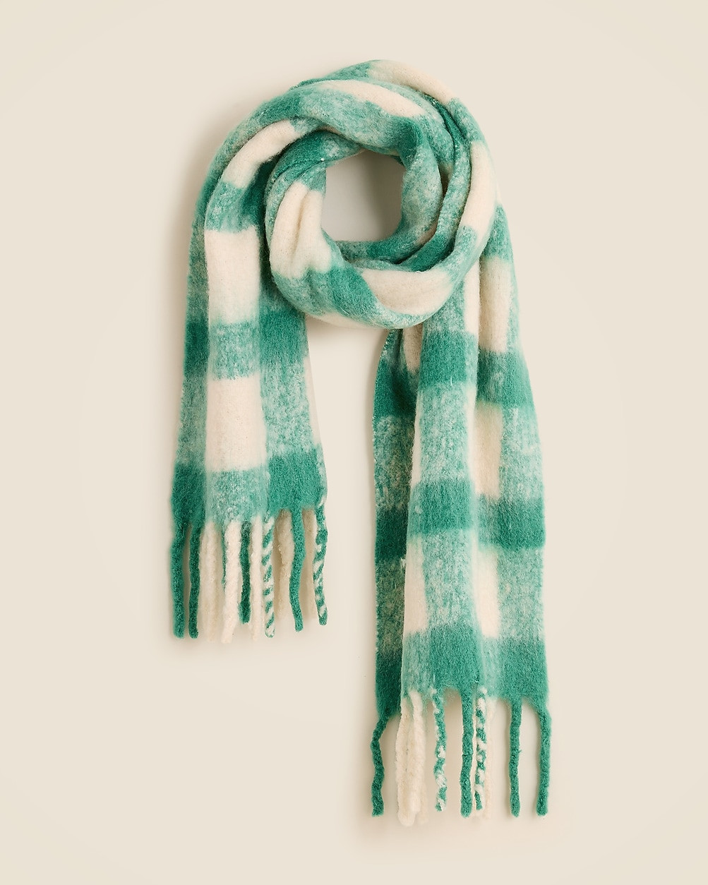 Brushed woven scarf in stripe | J. Crew US