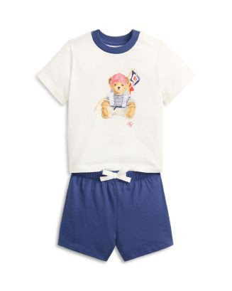 Ralph Lauren Boys' Polo Bear Cotton Jersey Tee & Shorts Set - Baby | Bloomingdale's Kids | Bloomingdale's (AU)
