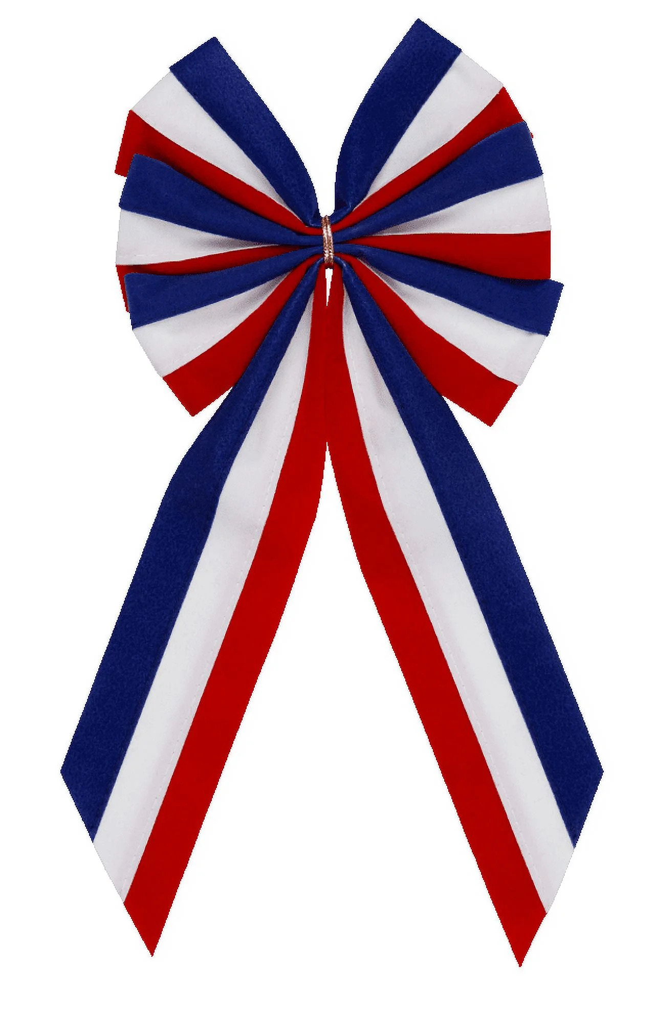 4th of July Patriotic Bow by Old Glory Bunting - 2 per pack! Red, White & Blue Bow & Tail - 6 Loo... | Walmart (US)