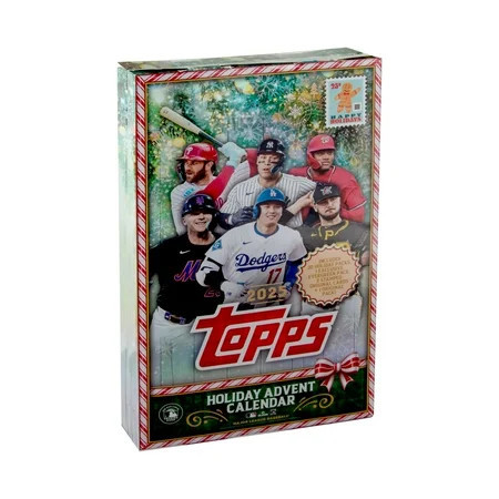 2025 Topps Holiday Baseball Trading Cards - Advent Calendar | Walmart (US)