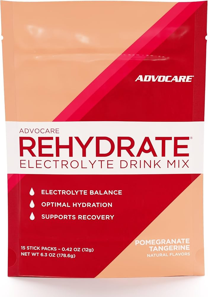 AdvoCare Rehydrate - Electrolyte Drink Mix - Includes Magnesium, Sodium, Potassium & Calcium - An... | Amazon (US)