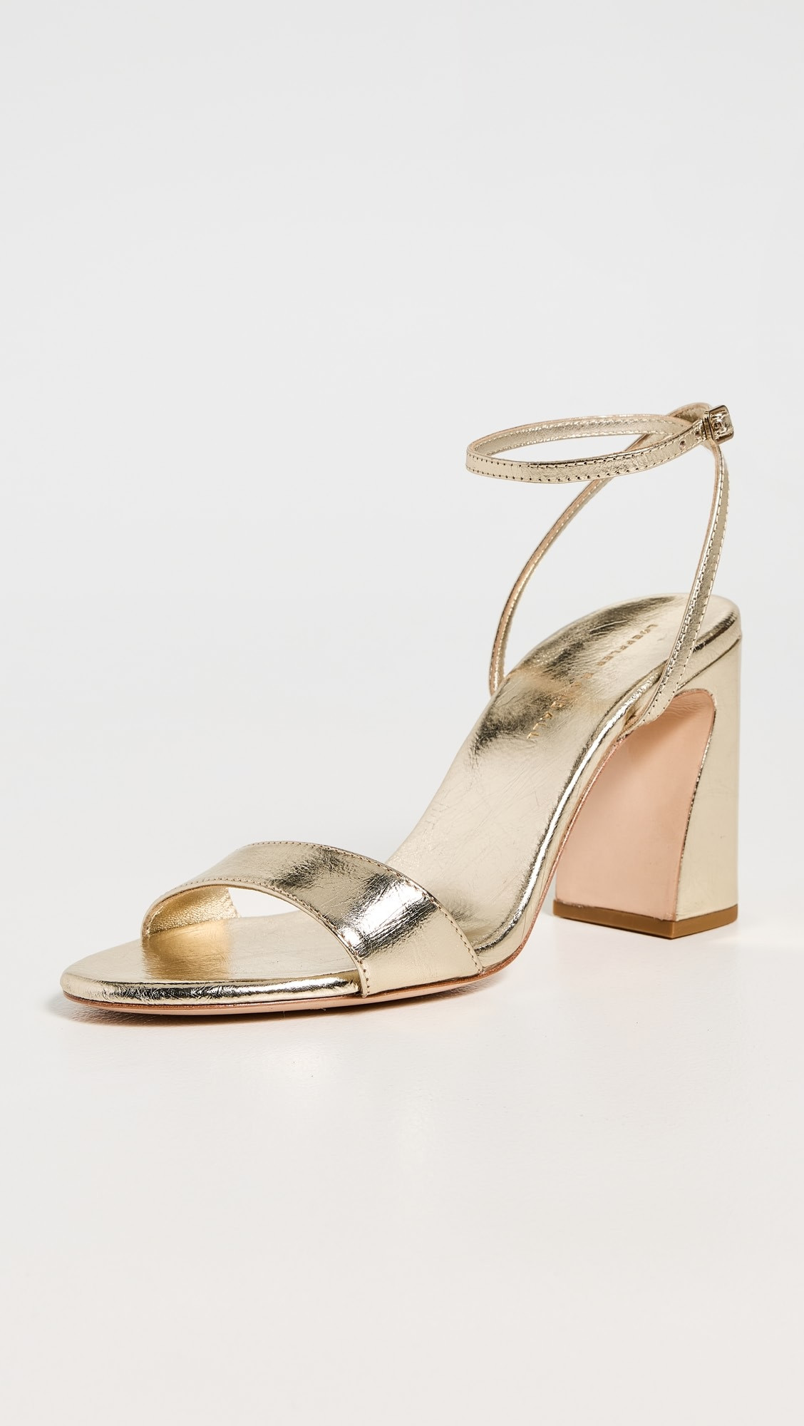 Malia Curved Heel Simple Sandals with Ankle Wrap | Shopbop