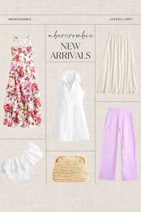 Abercrombie new arrivals. I love this one shoulder ruffle top and pink linen pants. Loverly Grey, Abercrombie 

#LTKStyleTip #LTKSeasonal #LTKBeauty