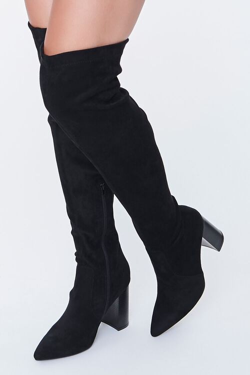 Faux Suede Over-the-Knee Boots | Forever 21 (US)