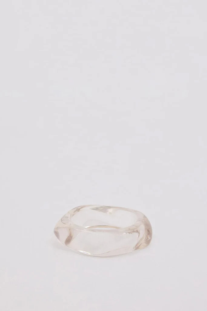 NOAH THE LABEL CLEAR RESIN BANGLE | DISSH