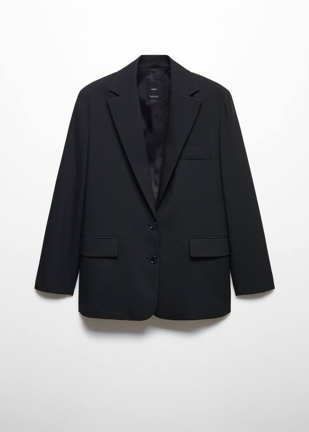 Structured lapels blazer -  Women | Mango United Kingdom | MANGO (UK)