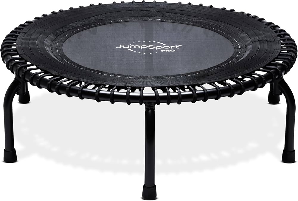 JumpSport 350 PRO Indoor Heavy Duty Fitness Trampoline, 39-inch | 36 Premium EnduroLast 4 Elastic... | Amazon (US)