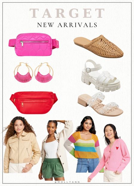 Target new arrivals belt bag mules summer sandals spring outfit spring fashion spring accessories 

#LTKunder100 #LTKunder50