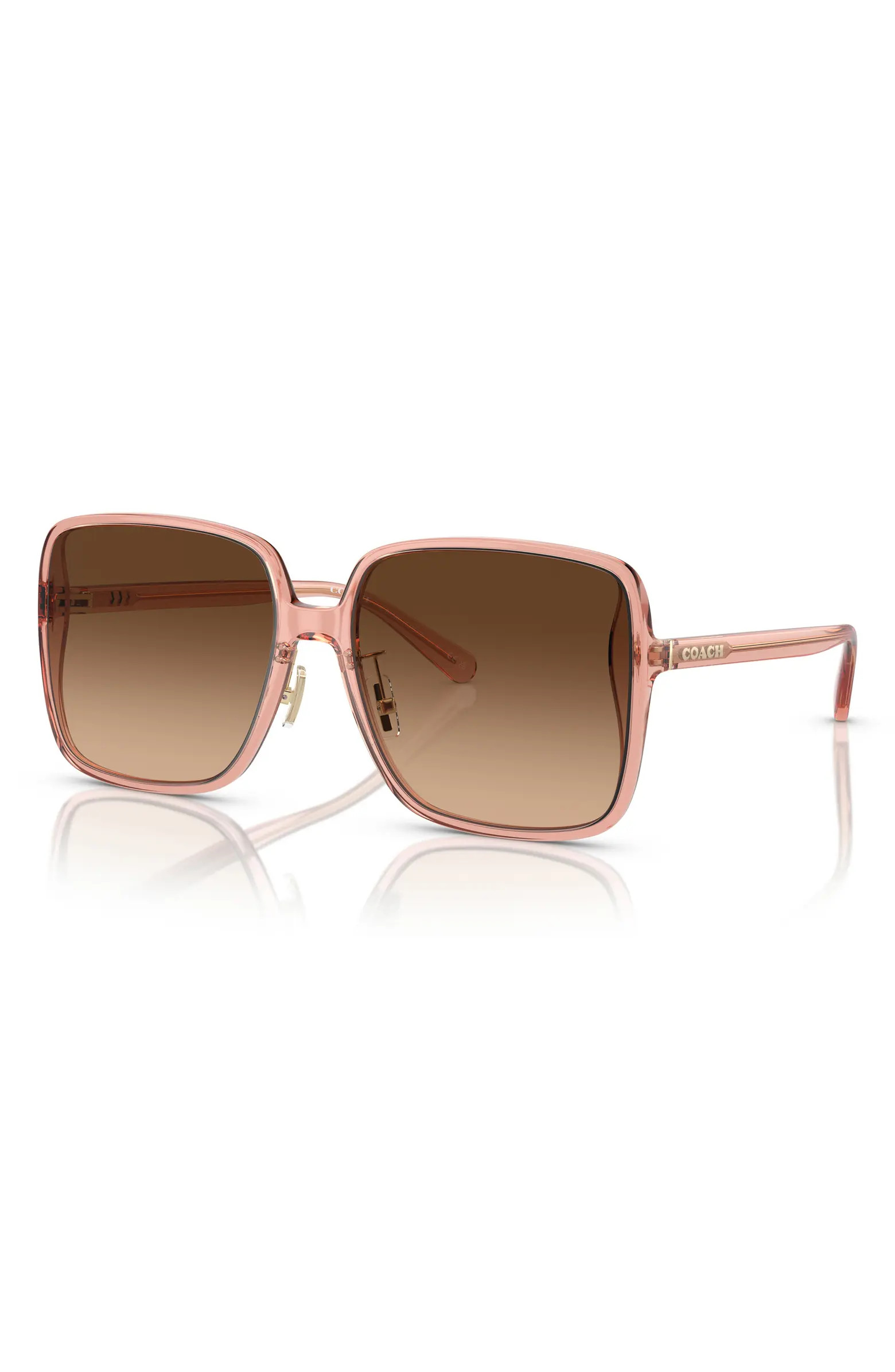 61mm Gradient Square Sunglasses | Nordstrom