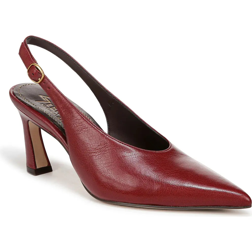 27 EDIT Naturalizer Elaine Slingback Pointed Toe Pump in Cranberry at Nordstrom, Size 5 | Nordstrom