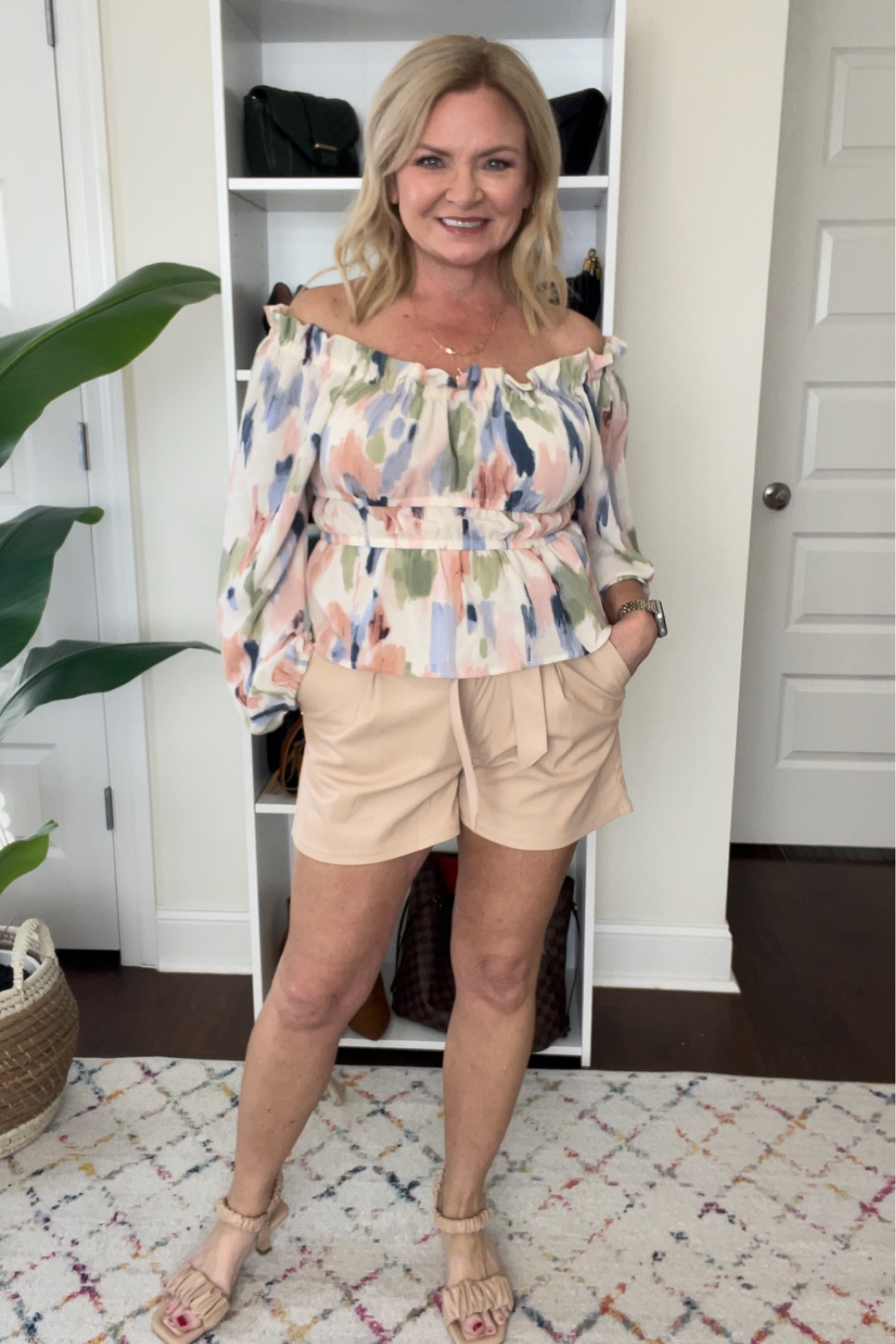 Wearing Medium in top, 6 in shorts 
Spring outfits
Vacation outfits
Resort wear
Date night 
Easter
Shorts
Spring sandals


#LTKSeasonal #LTKshoecrush #LTKFind