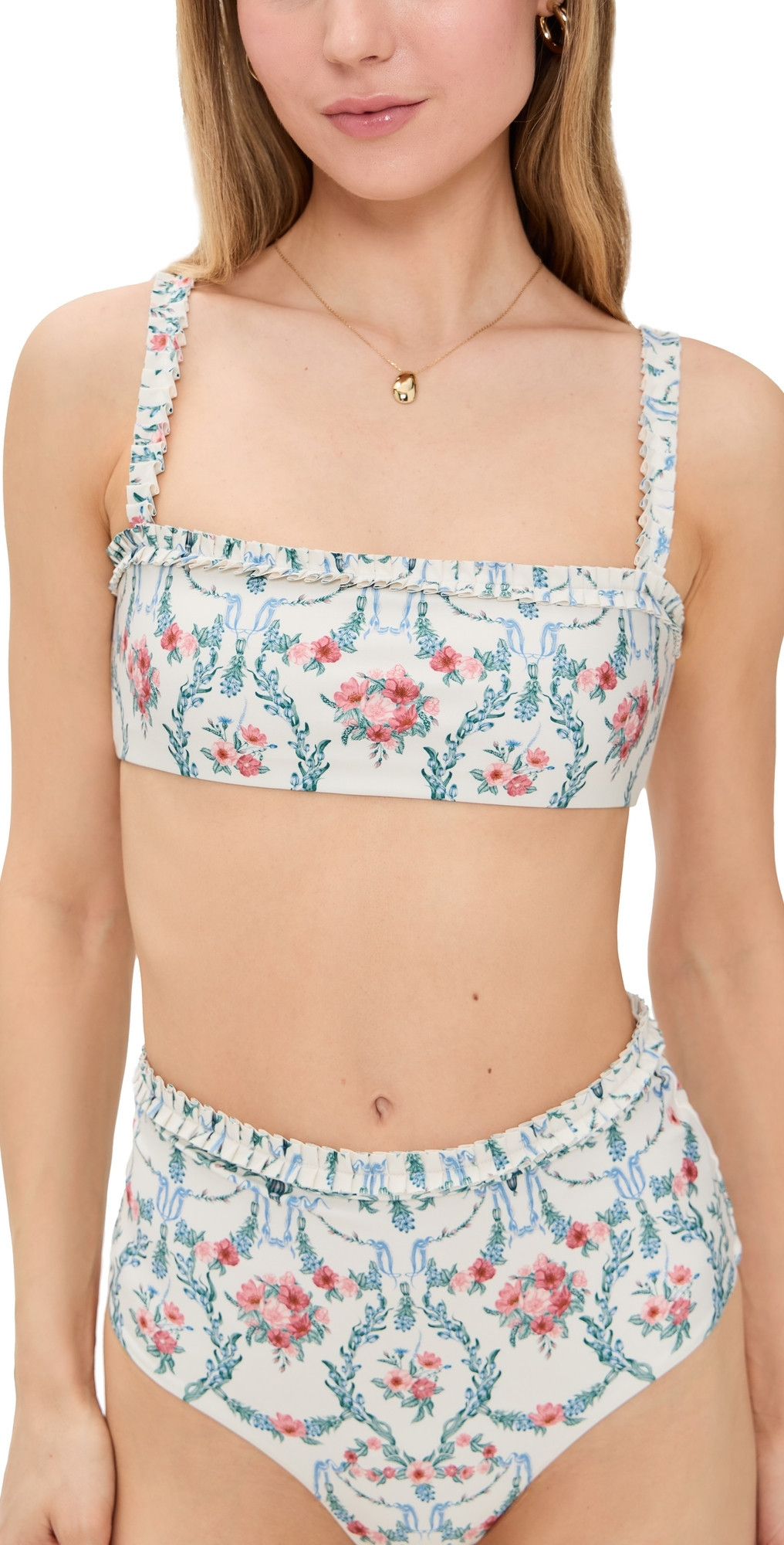 Agua by Agua Bendita Olmo Mosqueta Bikini Top Multicolor M | Shopbop