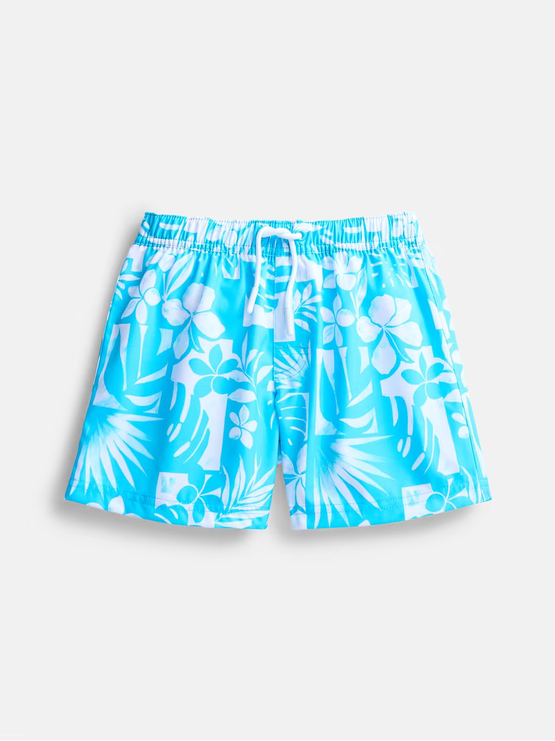Wonder Nation Boys Printed Swim Trunks, Sizes 4/5-18 & Husky | Walmart (US)