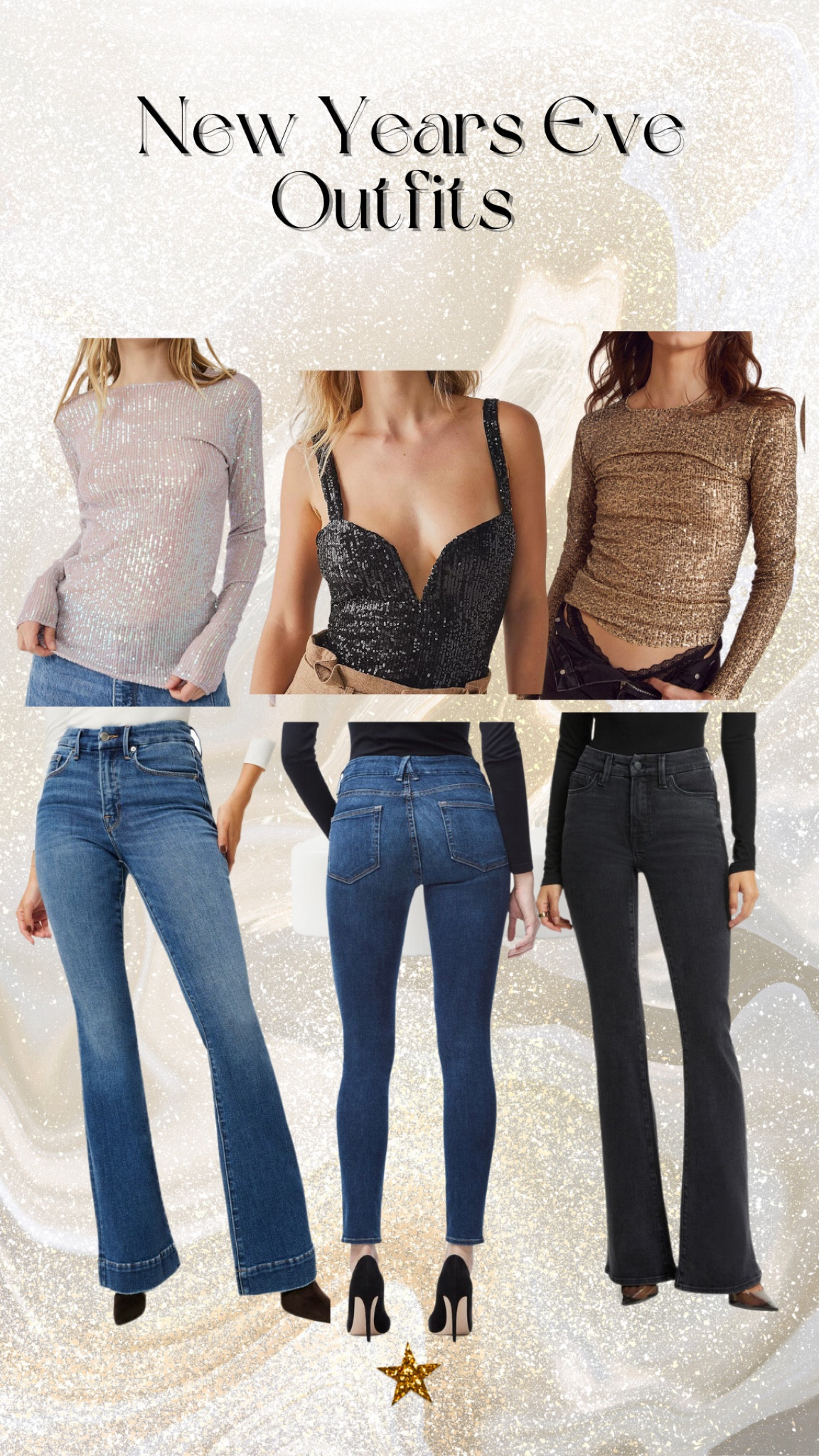 Love these sequin top/pant combos for NYE! 

#LTKHoliday #LTKstyletip #LTKunder100