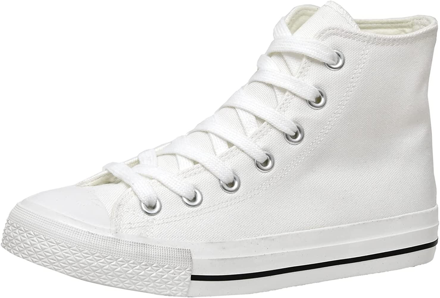 CUSHIONAIRE Women's Vance high top Canvas Sneaker +Memory Foam | Amazon (US)